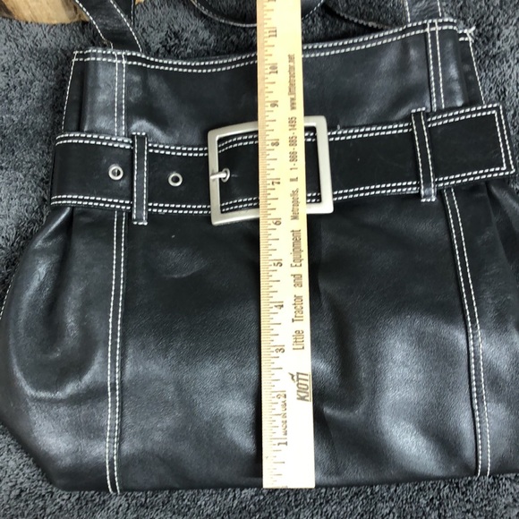 Preston & York Black leather shoulder bag - Picture 7 of 9